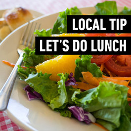 Local Tip. Let's do lunch.